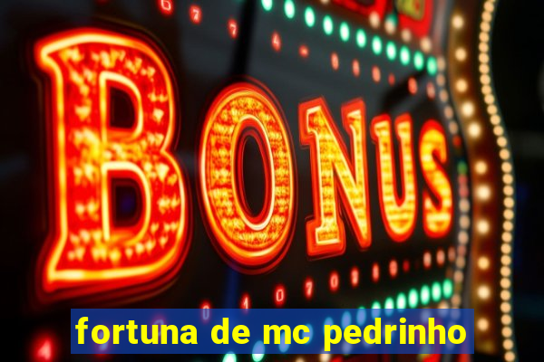 fortuna de mc pedrinho